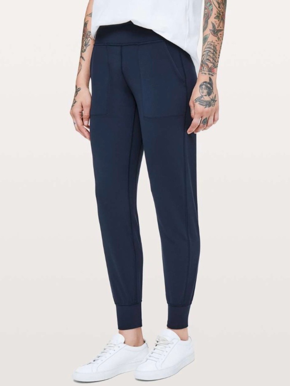 LULULEMON True Navy Align High Rise Jogger Full-Length Soft Nulu Active Size 10